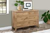 Havencrest 6 Drawer Chest Oak - Pendle Village Furniture